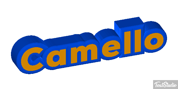 Camello Texteffekt
