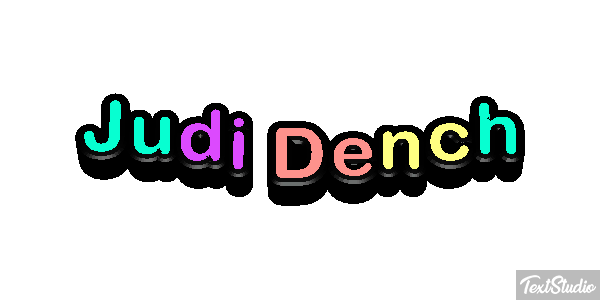 Judi Dench Efeito do texto