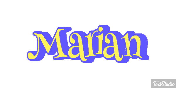 Marian Efecto de texto