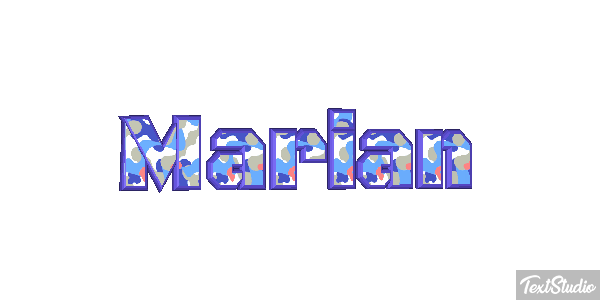 Marian Efecto de texto
