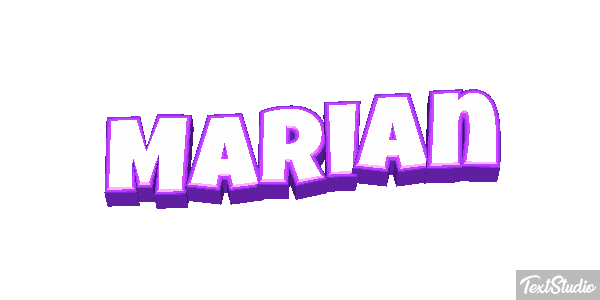 Marian Efecto de texto