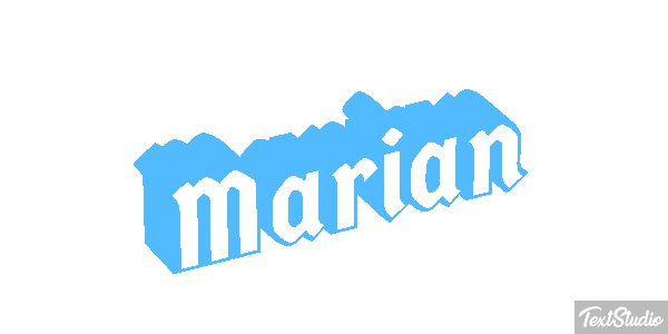 Marian Efecto de texto
