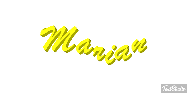 Marian Efecto de texto