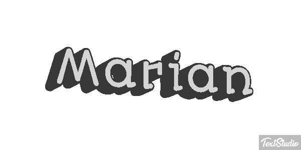 Marian Efecto de texto