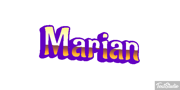 Marian Efecto de texto