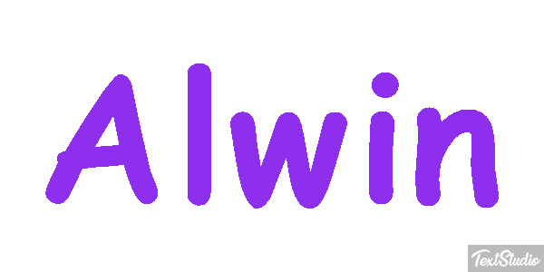 Alwin Effet de texte