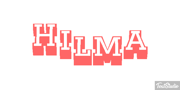 Hilma Text effect