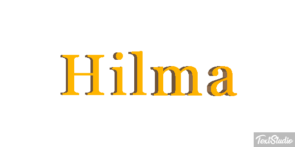 Hilma Text effect