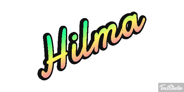 Hilma Text effect