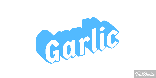 Garlic Text effect