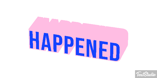 Happened Text effect