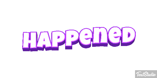 Happened Text effect
