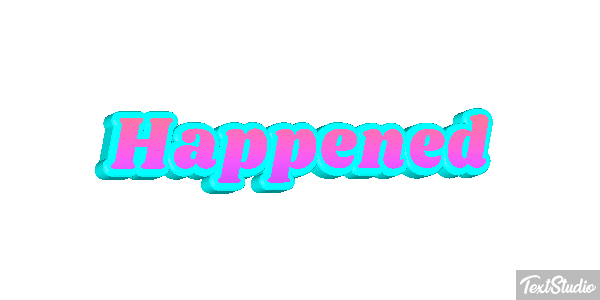 Happened Text effect