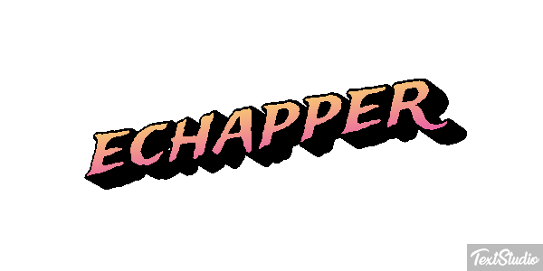 échapper テキスト効果