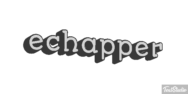 échapper テキスト効果