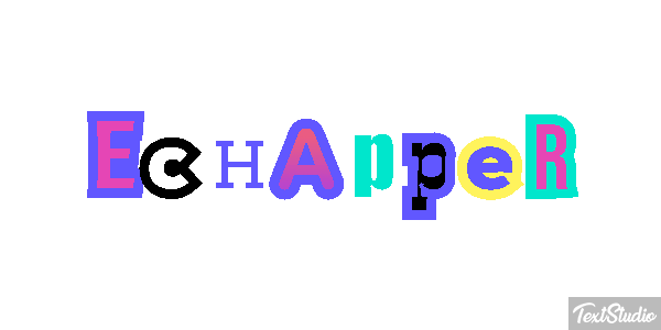 échapper テキスト効果