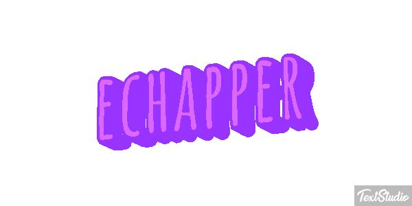 échapper テキスト効果