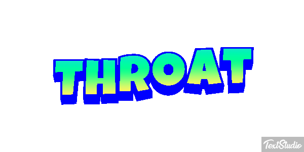 Throat Text effect
