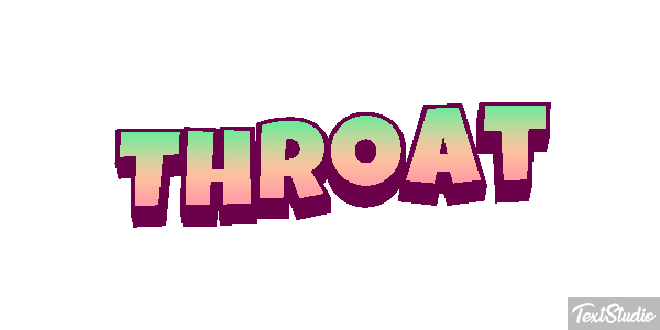 Throat Text effect