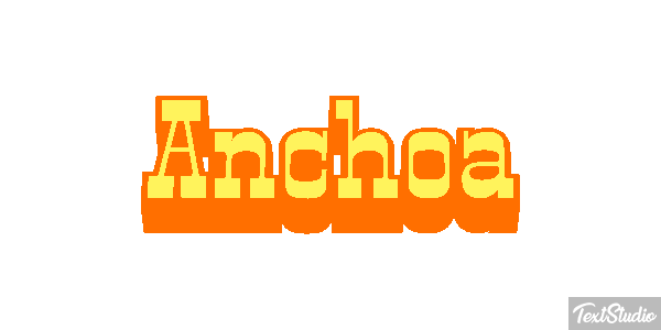 Anchoa Efecto de texto