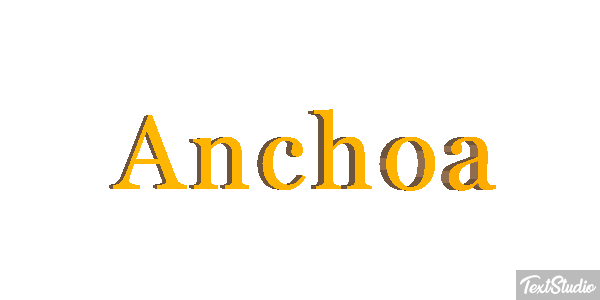 Anchoa Efecto de texto