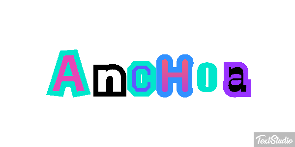 Anchoa Efecto de texto