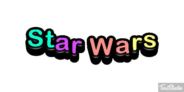 Star Wars テキスト効果