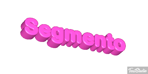 Segmento Text effect