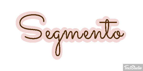Segmento Text effect