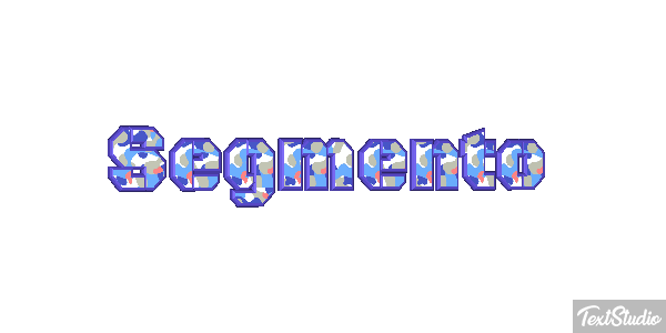 Segmento Text effect