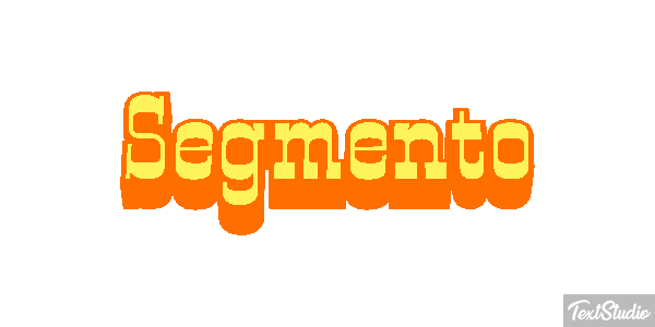 Segmento Text effect