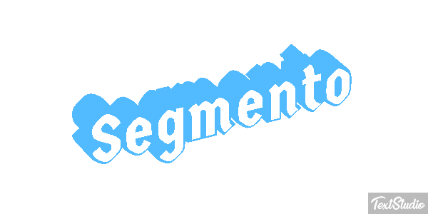 Segmento Text effect