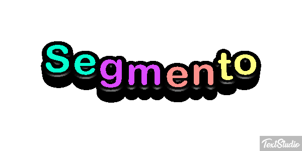 Segmento Text effect