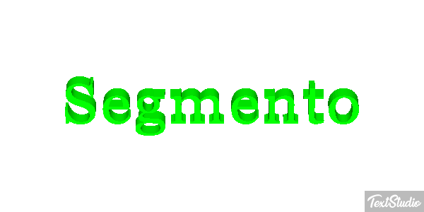 Segmento Text effect