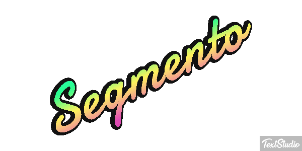 Segmento Text effect