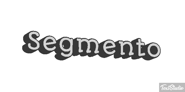Segmento Text effect