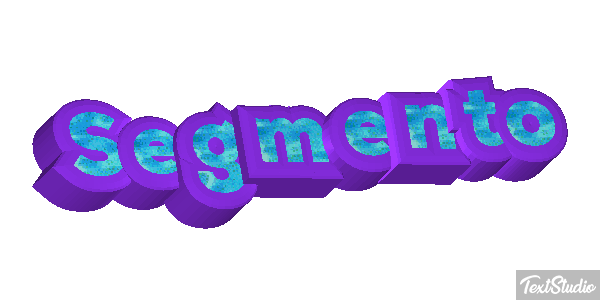 Segmento Text effect