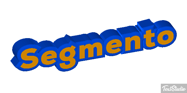 Segmento Text effect