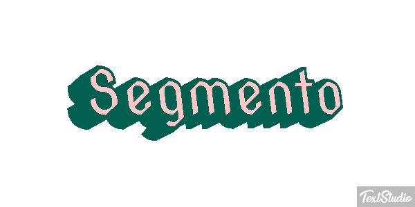 Segmento Text effect