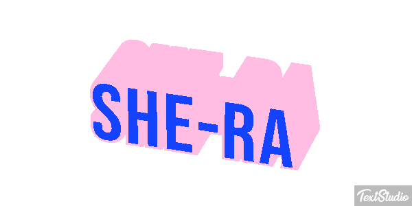 She-Ra Effet de texte