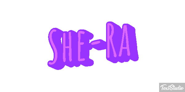 She-Ra Effet de texte