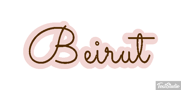 Beirut テキスト効果
