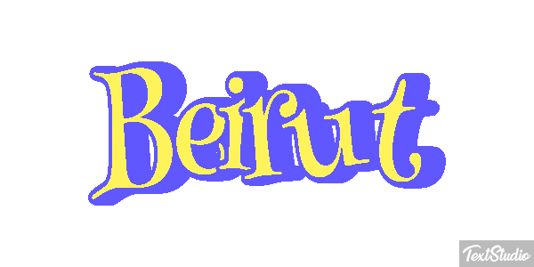 Beirut テキスト効果