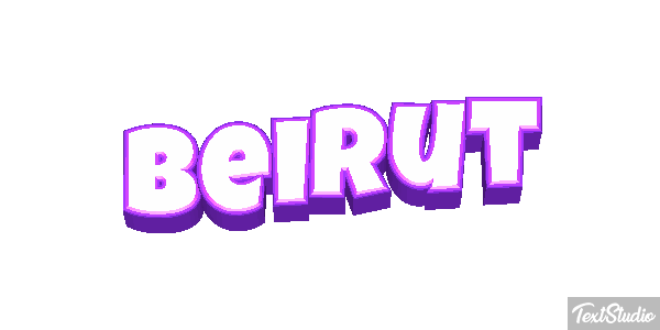 Beirut テキスト効果