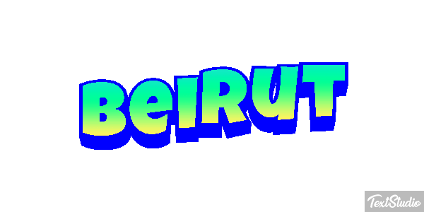 Beirut テキスト効果