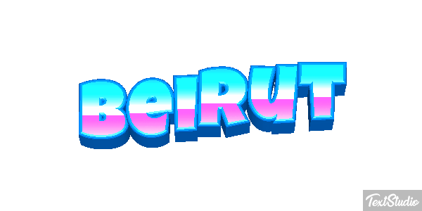 Beirut テキスト効果