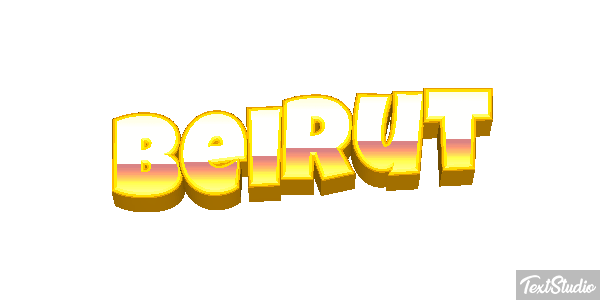 Beirut テキスト効果
