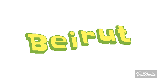 Beirut テキスト効果