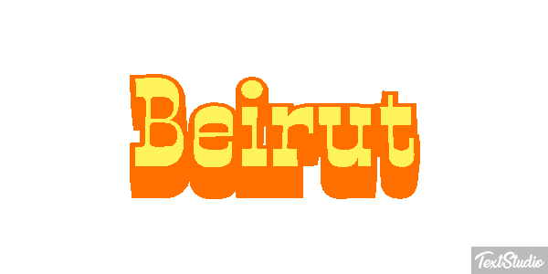 Beirut テキスト効果