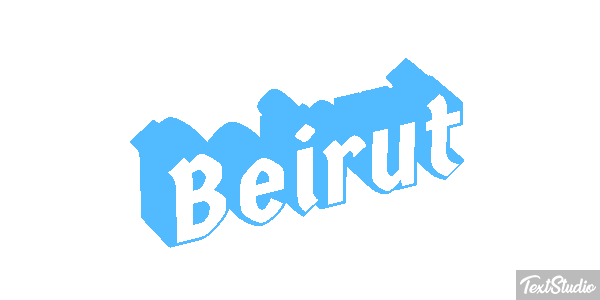 Beirut テキスト効果